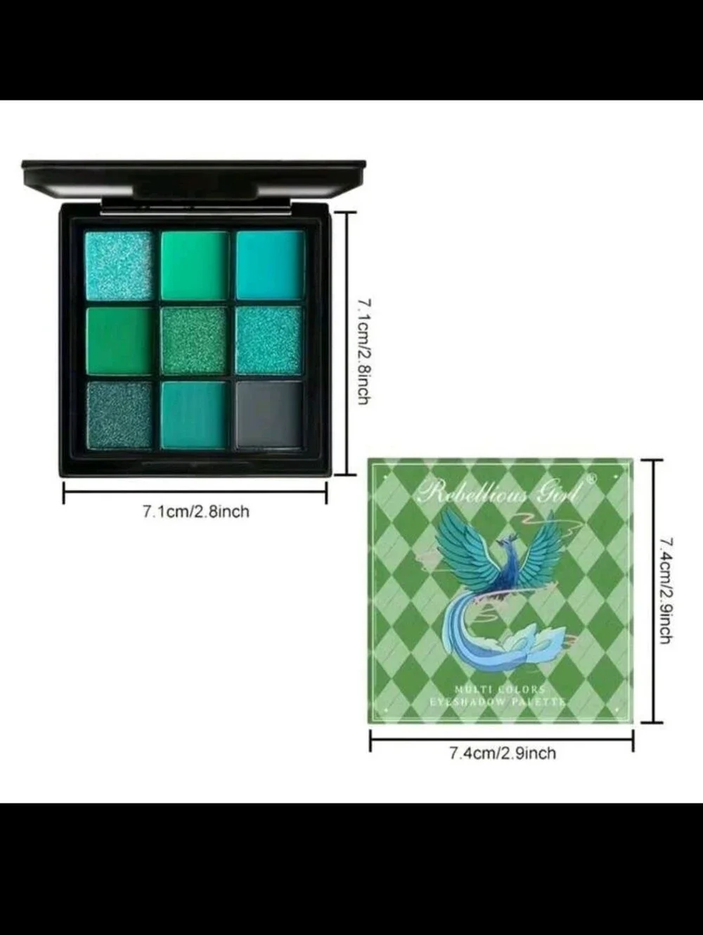 Green Eyeshadow Palette – Vibrant Green Tones